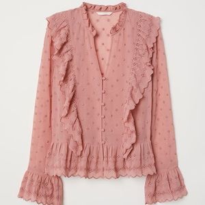 Vneck Buttoned Blouse-MONEY WILL BE DONATED TO BLM